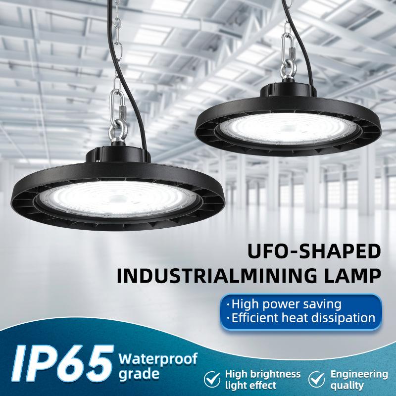 Светодиодный светильник High Bay UFO 220V 100W 150W 200W для бизнеса, стадиона, склада, гаража, сверхяркий, промышленное освещение, шахтерская лампа