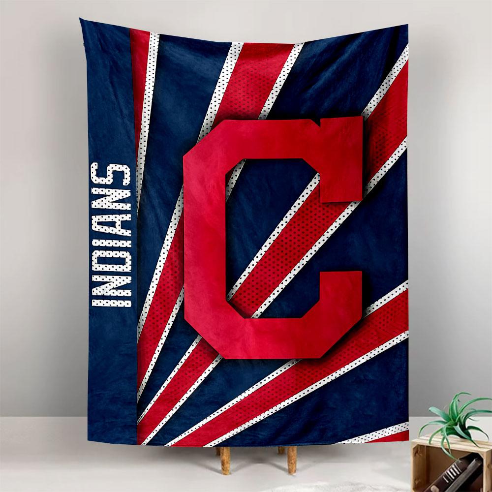 Cleveland Indians Tapestry Wall Hanging, MLB Baseball Logo, Wall Decor for Bedroom Living Room Dorm