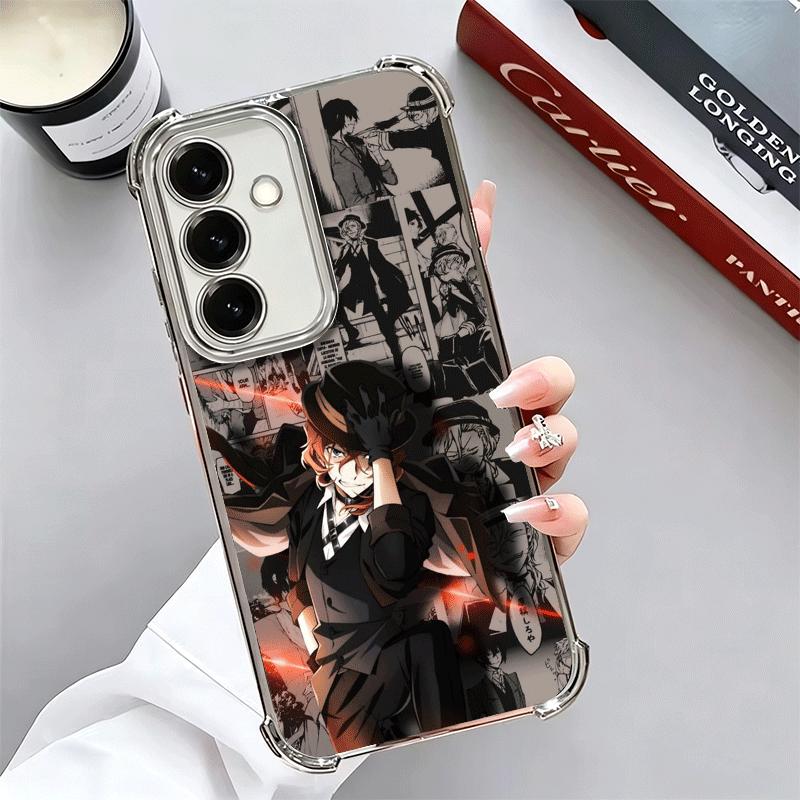 Чехол для телефона с покрытием Bungo Stray Dogs для Samsung A17 A07 A37 A57 A16 A56 A15 A55 A14 A54 A13 A53 A26 A36 A25 A35 A24 A34 A2