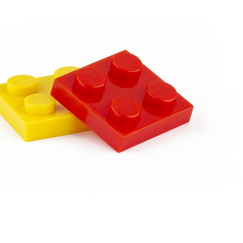 Нетоксичные 80 шт./лот Строительные блоки Moc Пластины Тонкие Фигурки Кирпичики 2x2 Точки Образовательные Творческие Размер Совместим с 3022 Классическая Детская Игрушка