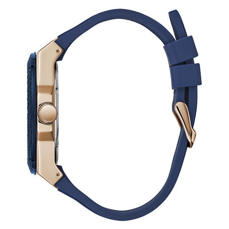 Guess W1049G2 Legacy Blue Dial Синие силиконовые мужские часы