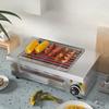220V Commercial Barbecue Grill Smokeless Electric Barbecue Grill Indoor Electric Grill Small Barbecue Machine