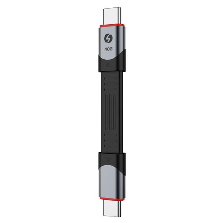 Кабель Type-C на USB C 40 Гбит/с, 15 см, Type C на C, штекер, PD240 Вт, шнур для быстрой зарядки, специально для игровых планшетов, телефонов