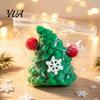 Holiday Stress Relief Toy Christmas Snowman Toy, Soft Xmas Tree Squeeze Cat Paw Fidget Sensory Party Favors Portable