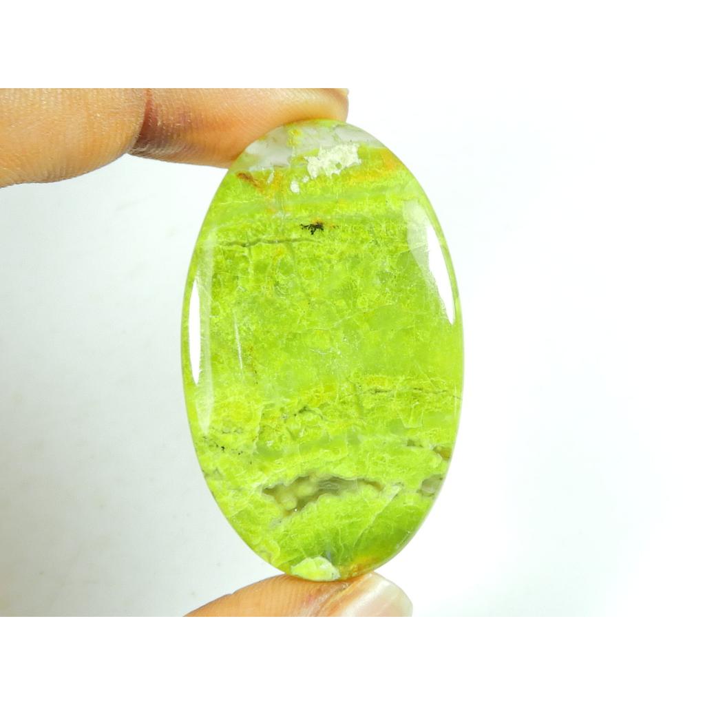 26X43X05 ММ Натуральный Зеленый Опал Овальной Формы Кабошон Свободный Драгоценный Камень 54 Карата. SK-4733