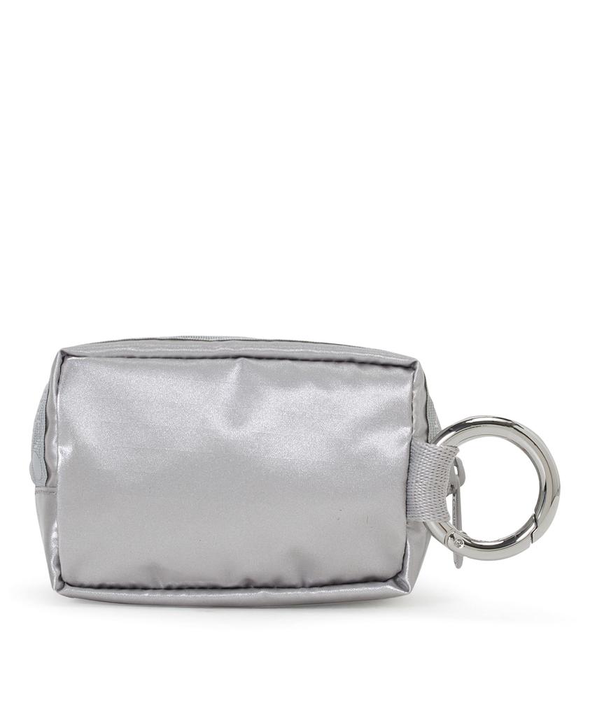 Брелок для сумки MICRO REC Серебристый блеск [LeSportsac] [Официальный] COSM/1888/Frost
