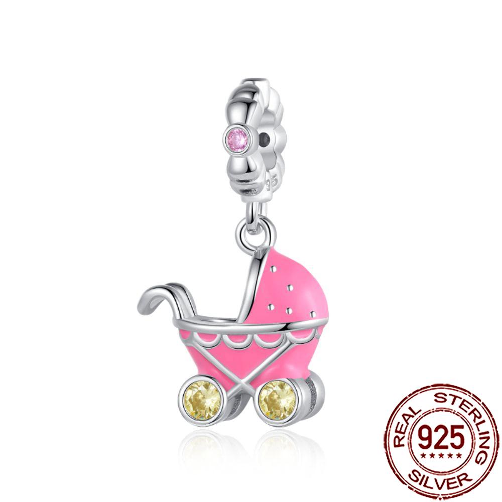 New Charms 925 Silver Sister Daughter Mum Mother Family Love Heart Beads Fit Origina Bracelet Necklace DIY Jewelry