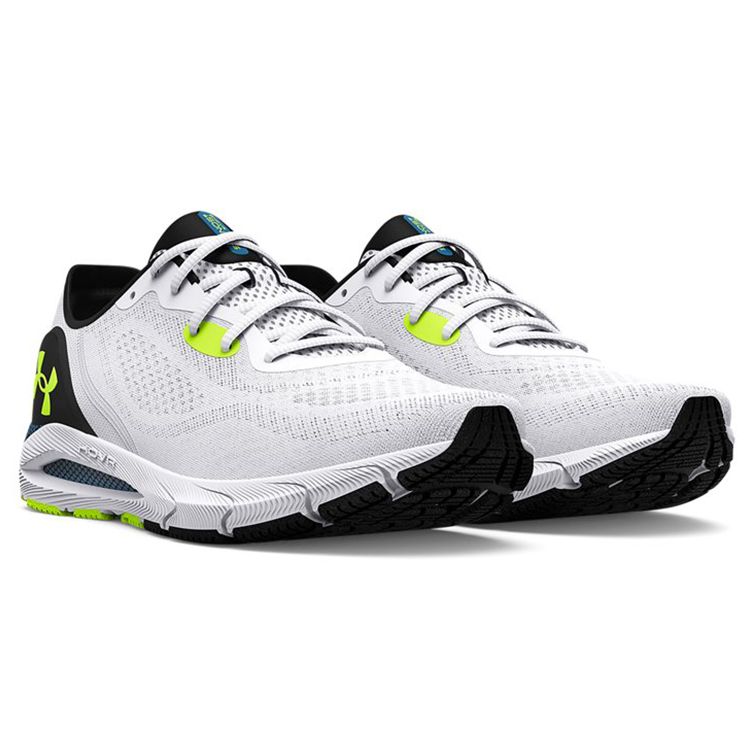 Under Armour HOVR Sonic 5 Comfort Fabric Low Top Casual Running Shoes Men Sneaker White 3025649-100