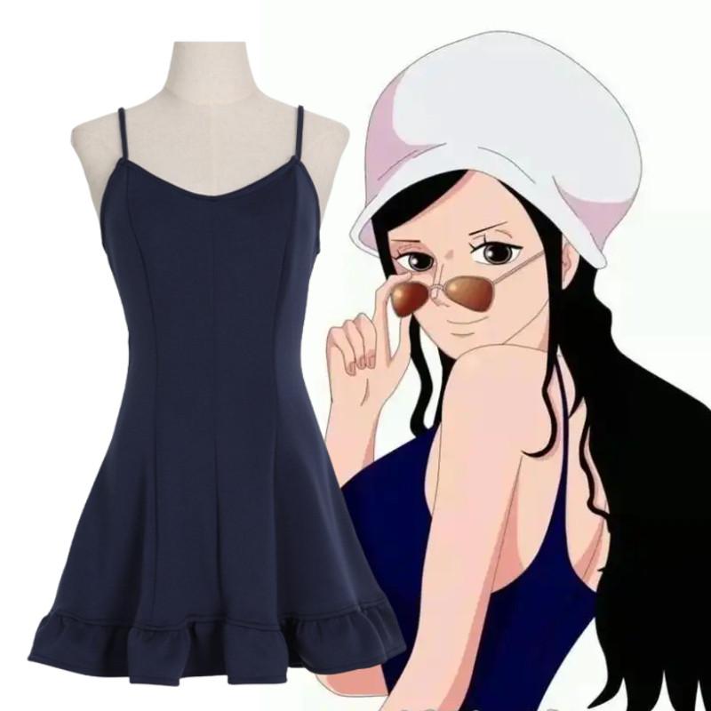 One Piece Nico Robin Cosplay Costumes With Polyester Fabric For Women And Children For Anime And Cosplay Parties