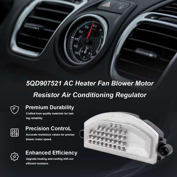 Резистор вентилятора салона Volkswagen Golf 7 MK7 A3 5Q0907521