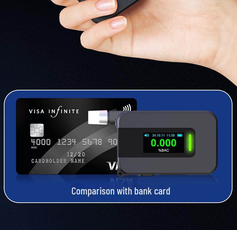 Высокоточный портативный электрохимический алкотестер для профессионального тестирования на алкоголь
