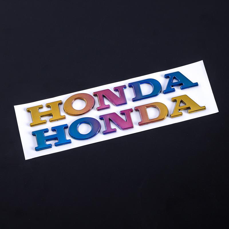 3D Наклейка с логотипом Honda Буква j53 Наклейка для мотоцикла Логотип Водонепроницаемые наклейки для Pcx160 Nss350 Pcx125 Cbr650r Топливный бак