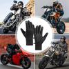 Cycling Waterproof Gloves for Unisex Winter Outdoor Sports Anti Slip Touch Screen Full Finger Gloves Thickened Warm for Outdoor