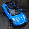 1/36 Porsche Taycan Turbo S Cross Turismo Модель спортивного автомобиля из сплава Литой металл Гоночный автомобиль Модель транспортного средства Звук Свет Детская игрушка Подарок