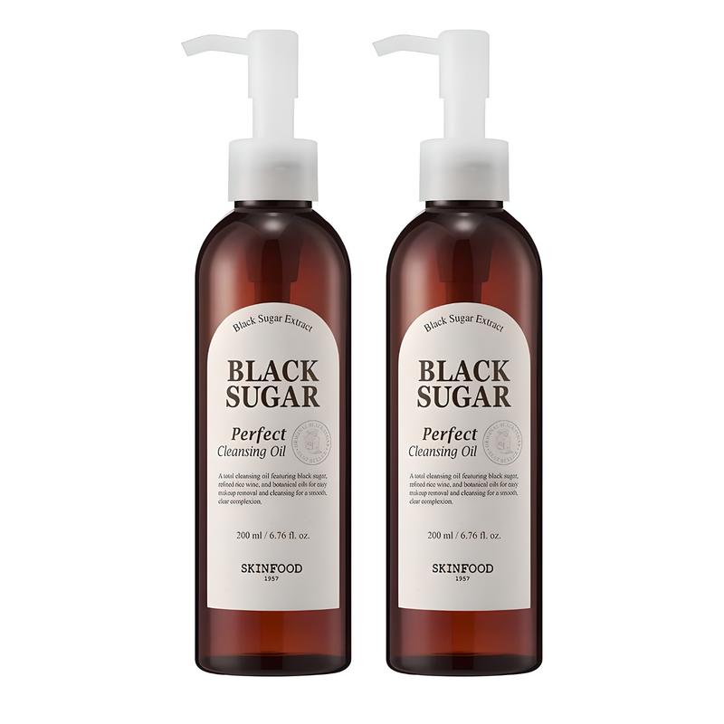 Очищающее масло Skinfood Black Sugar Perfect, 200 мл, 2 шт.