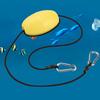 Kayak Drift Anchor Tow Nylon Rope With EVA Buoy Steel Clips Kayak Accessory