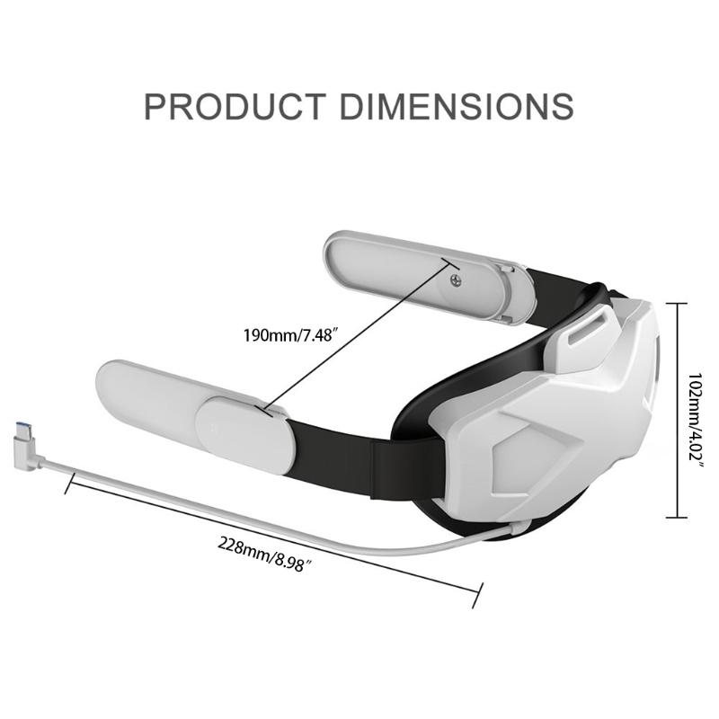 Удобная замена гарнитуры VR для оголовья для 2 ПК Виртуальная реальность в играх VR Откройте для себя новые миры