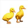 2 шт./пара статуэток из смолы в виде утки для украшения сада и двора, милые украшения для дома и сада из смолы в виде утки