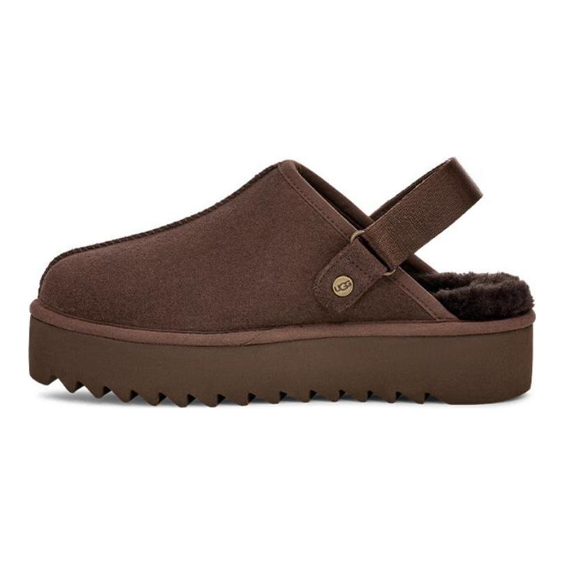 UGG Износостойкие закрытые тапочки женские Шоколадные 1166734-CHO