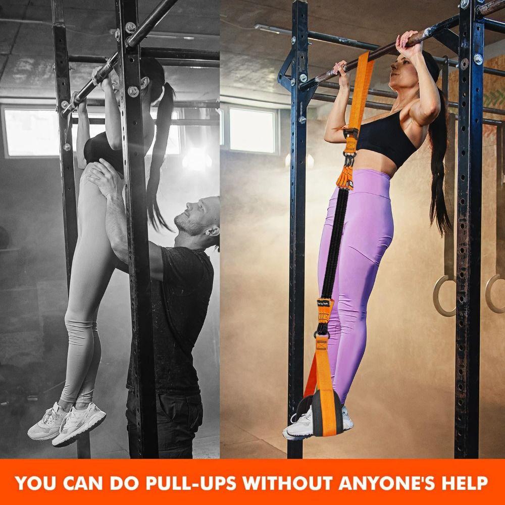 Fitness Equipments Pull Up Workout Band Heavy Duty Pull Up Helper Band Set  for Pull Up Assist