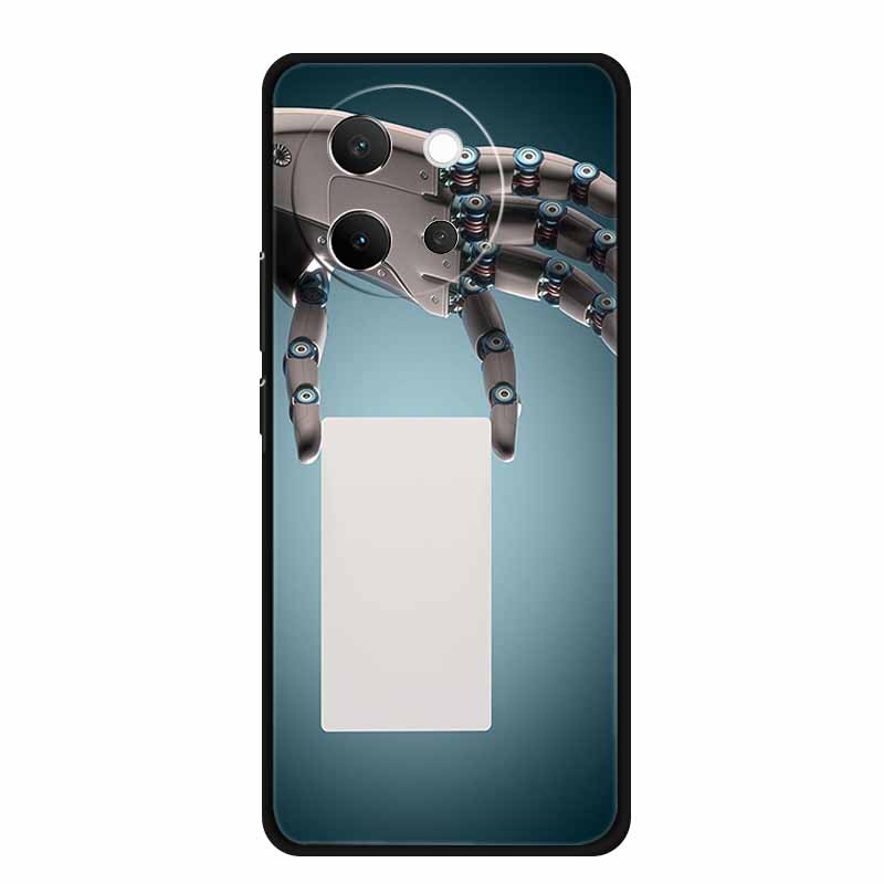 Чехол для Vivo V40 Lite V40lite V 40 Lite Модный Черный Силиконовый Мягкий Задний Чехол-Крышка Для Vivo V30e 5G Чехол для Телефона V 30 e Funda