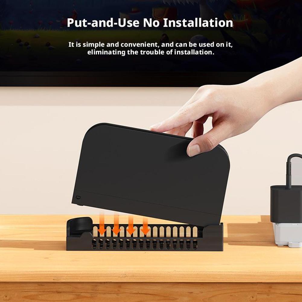 Heat Dissipation Base For Switch 2 Host Cooling Fan Base NGC HUB Expansion NS 2 Large Wall Bracket For Gaming Consoles