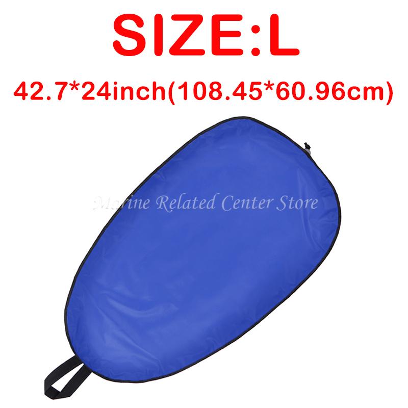 Black / Silver Kayaking Accessories Cockpit Sunscreen Cover Practical Multifunctional Waterproof Cover Cockpit Protection Cover