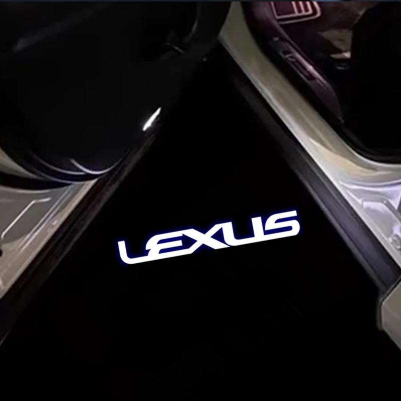 2Pcs Accessory For Lexus UX UX250H IS250 RX300 350 330 RX450h GX470 460 IS200 300 ES300h ES250 LS46 LED Projector Car Door Light