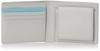 VITA Итальянский Хромовый Кожаный Кошелек Бифолд из Коровьей Кожи с Коробкой, Белый, 490-50900