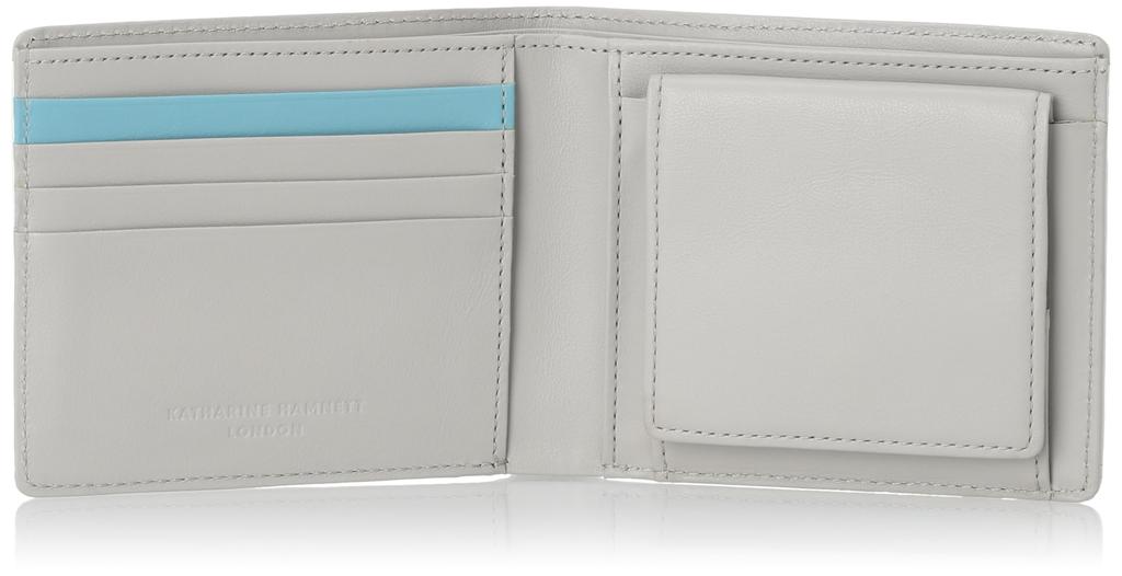 VITA Итальянский Хромовый Кожаный Кошелек Бифолд из Коровьей Кожи с Коробкой, Белый, 490-50900