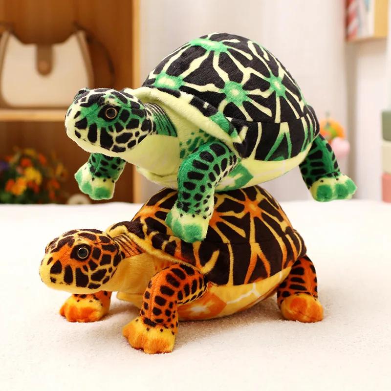 Подушка-кукла в виде черепахи дарит девочкам популярную милую мультяшную плюшевую игрушку в виде черепахи, детские игрушки, подарки на фестивали