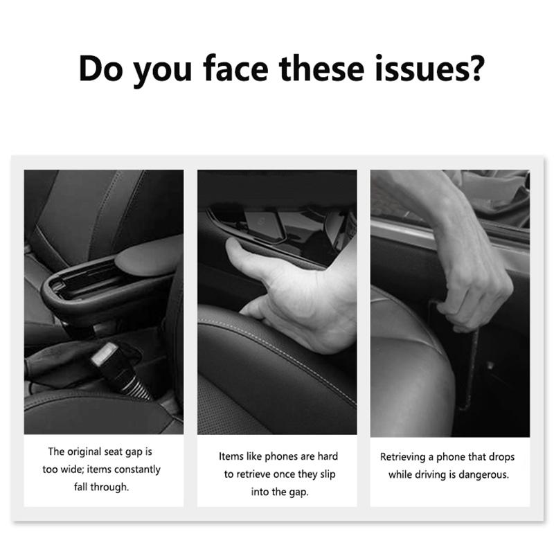 2pcs Car Seat Gap Filler for Various Vehicle Models - Interior Trim Accessories for Seat Gaps NEW 2026