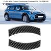 2pcs Carbon Fiber Car Console Navigation Frame Trim Stickers Fit for Mini Cooper Countryman F60