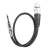 6.35mm XLR Female to TRS Audio Cable Balanced Interconnect Cable for Microphone MixerXLR Female 1m   3.3ft