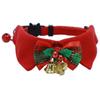 Cute Kitten Bowties Collar Necklace with Bell Kitten Christmas Bow Collar  Cats