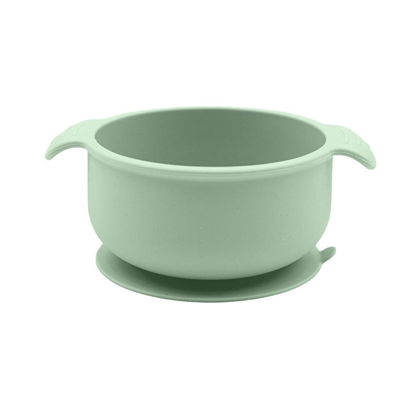 "Full Silicone Baby Meal Tray Set with Suction Cup - Divided Tableware for Children's Meals"