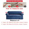 Stretch Fabric Full Cover Sofa Cover Non-slip Design Dustproof Sofa Cover  2/3 Seater Couch