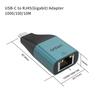 ONTEN UC101H USB-C to RJ45 Ethernet Adapter 100M/10M Network Speed Converter