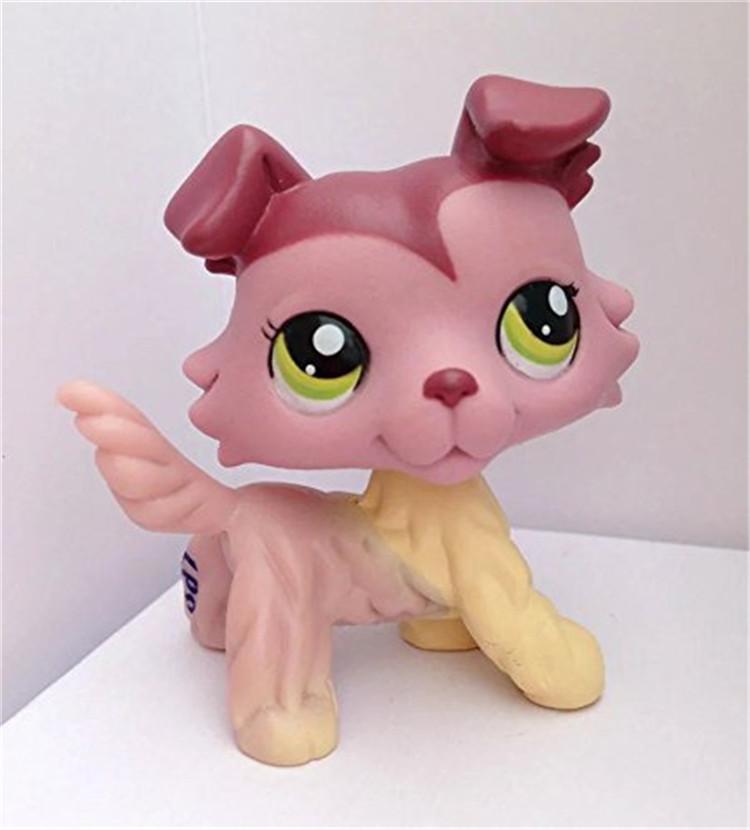 Редкое животное зоомагазин lps игрушка такса собака такса коричневая оригинальная фигурка колли кокер-спаниель дог ребенок Дети подарки