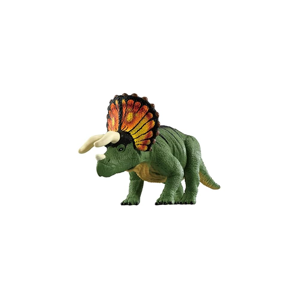 Takara Tomy Ania Adventure Continent Triceratops Dinosaur Toy for Ages 3 and Up