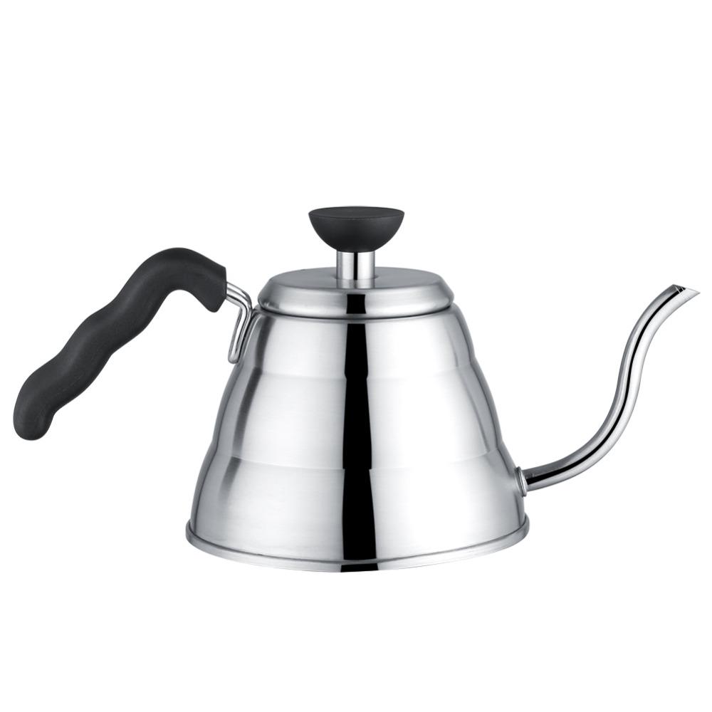 Gooseneck Shaped Gooseneck Kettle 1L Capacity Pour Over Kettle Hand Drip Pot Pour Over Coffee