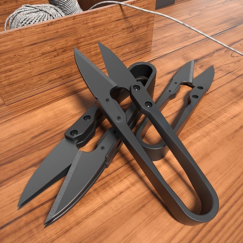 1PCS Carbon Steel Sewing Scissors Trimming Nippers U Shape Clippers Yarn Embroidery Craft Scissors Tailor, DIY, Easy To Use