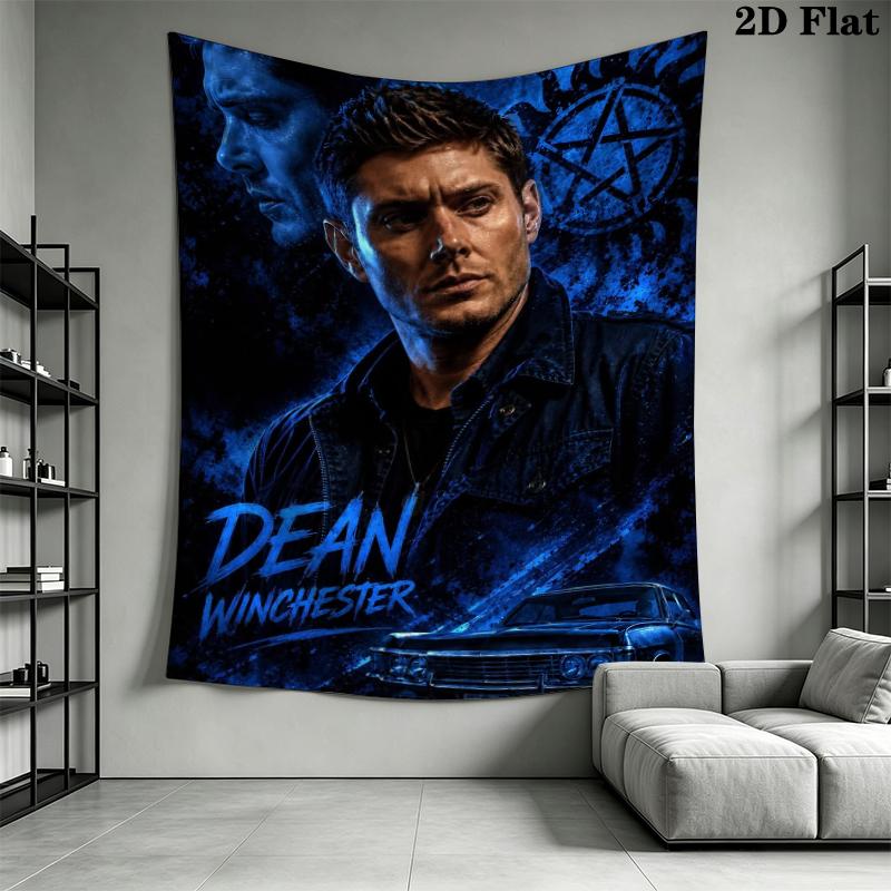 supernatural Wall Tapestry Aesthetic Wall Hanging Printed Fabric Blanket Decorative Tapestries for Bedroom Living Room Home Decor