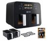 Air Fryer BYRGEN 9L double chamber 2400W dryer