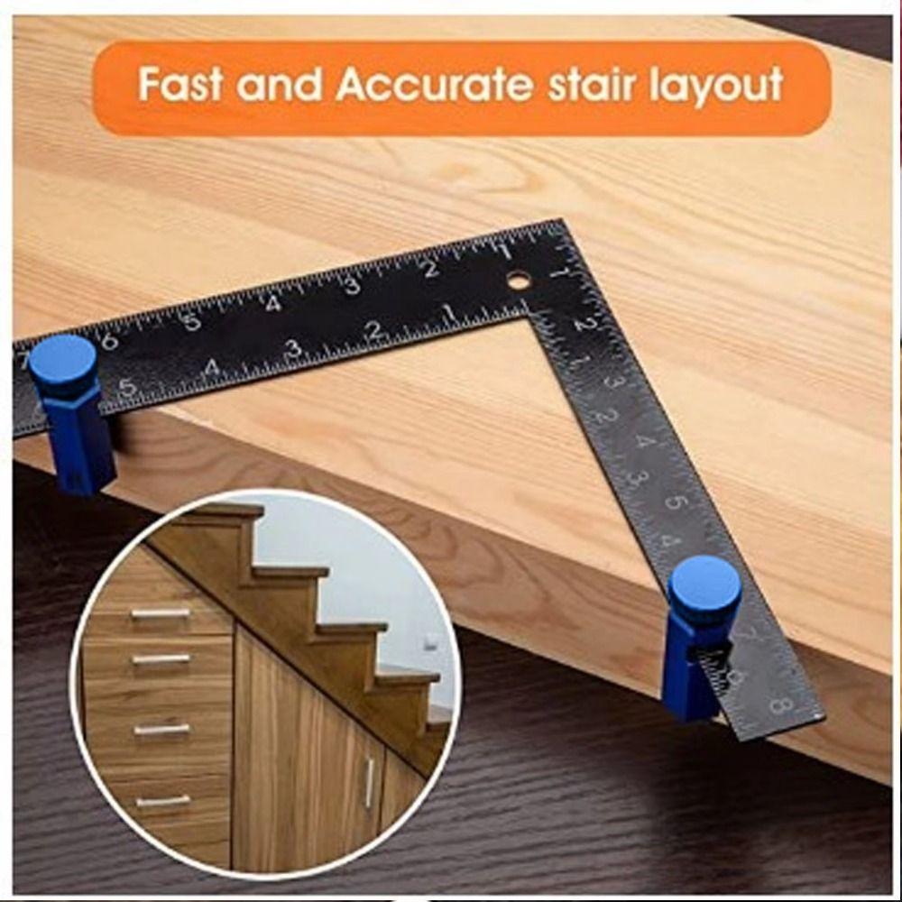 with Thumb Screw Square Auxiliary Clamp Wear-resistant Right Angle Ruler Auxiliary Clamp Rafter