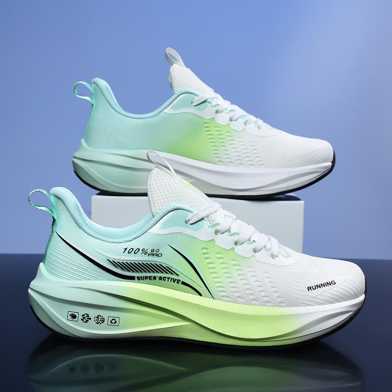 New couple sports casual shoes men's shoes breathable women's running shoes slippery wear-resistant sports middle school students