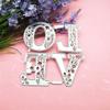 DIY English Words LOVE Metal Cutting Dies Embosed Mold DIY Scrapbooking Album Paper Craft Cards Stencil Template