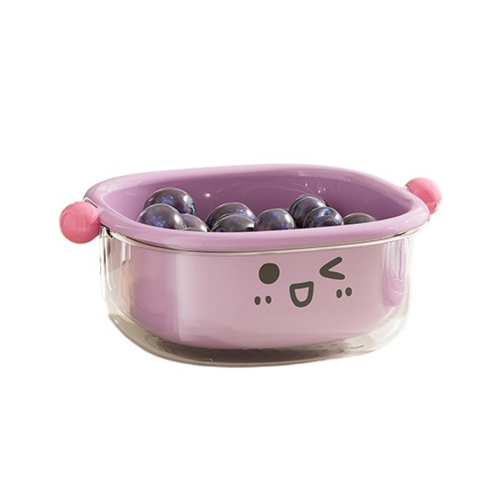 Thickened Fruit Washing Basket Plastic Washing Vegetable Basin Home Use Fruit Tray Gift