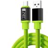 Кабель USB C 240 Вт с дисплеем мощности, Быстрая зарядка, Зарядное устройство для телефонов iPhone 15 16 17 Samsung Xiaomi Huawei, Шнур Type C 1-2 м