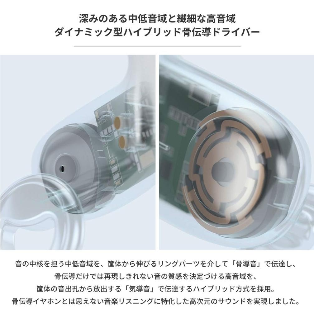 RADIUS RADIUS Completely Wireless Bone Conduction Wireless Earphones Series Listening Earphones Bone Conduction Does Not Block Your Ears Splashproof